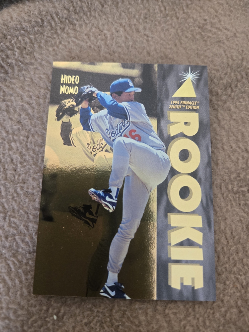 MLB Dodgers Hideo Nomo Rookie Card - Blue, White, Gold